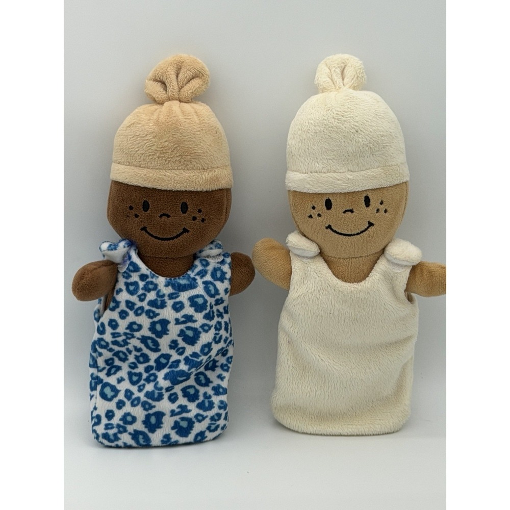 Lot of 2 Marvel Education Multicultural Baby Doll 9 Inch Stuffed Toy